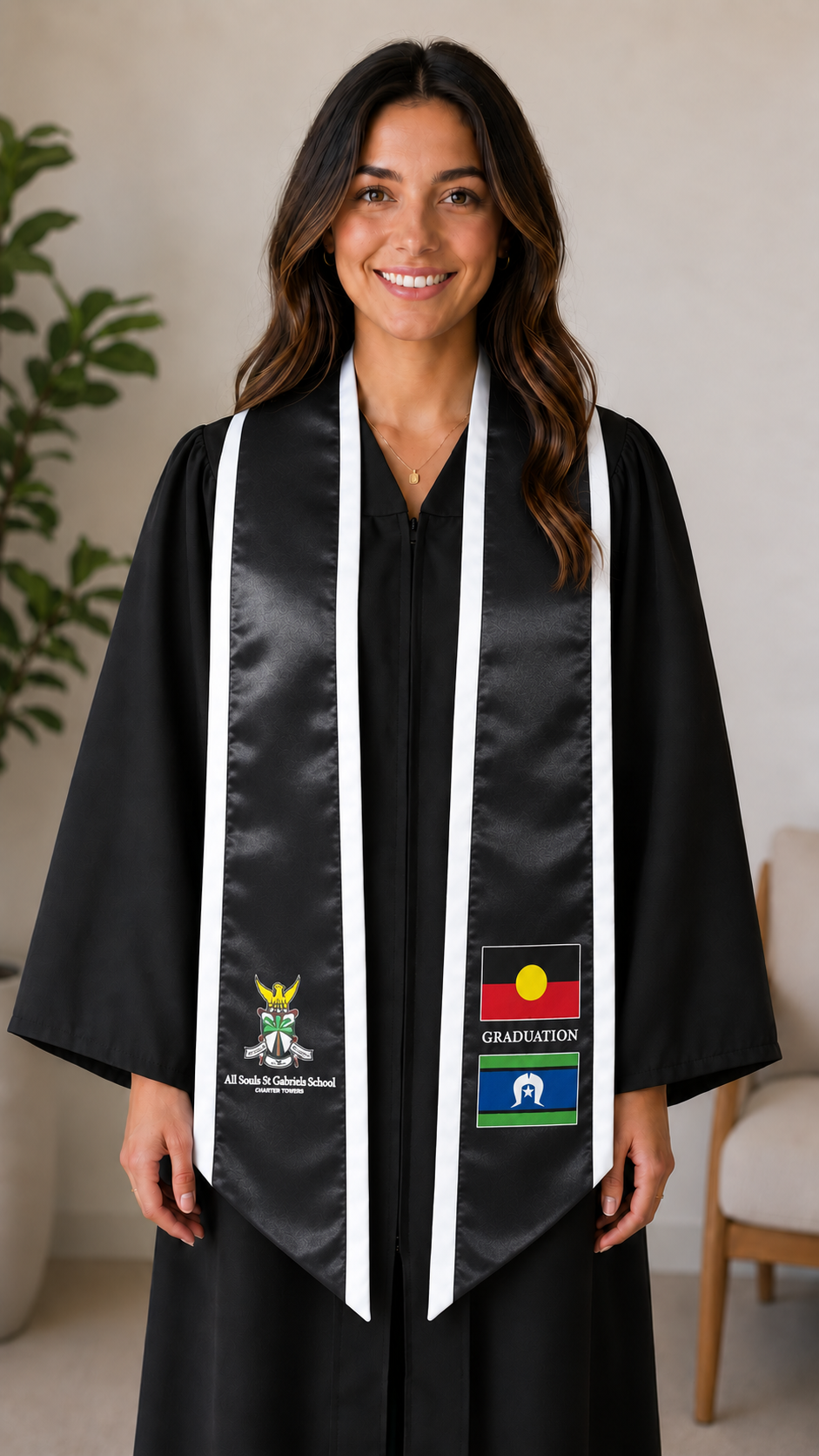Custom Stole with Trim