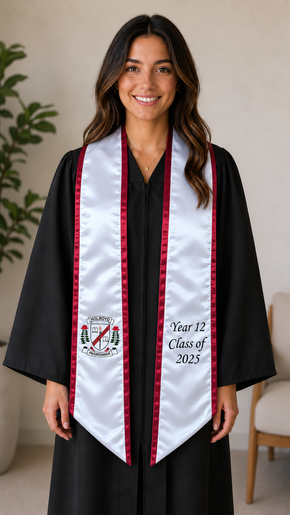 Custom Stole with Trim